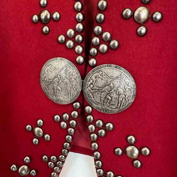 Double D Ranch Maroon Embellished Blazer - Picture 9 of 14